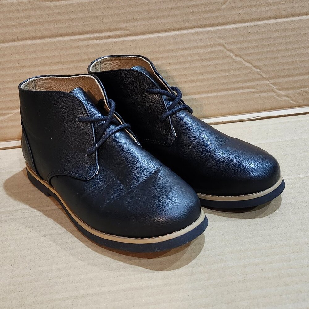 Size 3 Boys Black Perry Ellis Dress Shoes